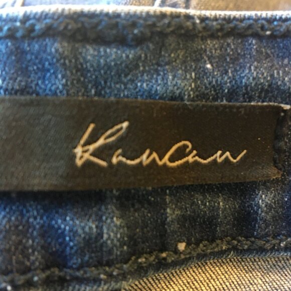 KanCan Jeans Mid-Rise Skinny Slim Fit Distressed  Size 9/28 Stretch - Picture 10 of 12